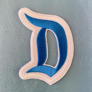 D magical patch, theme park patch, letter D iron on patch, happiest place hat patch
