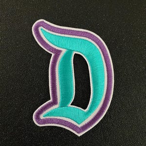 D magical happiest place patch, theme park hat patch, letter D iron on patch, 70th anniversary happiest place inspired
