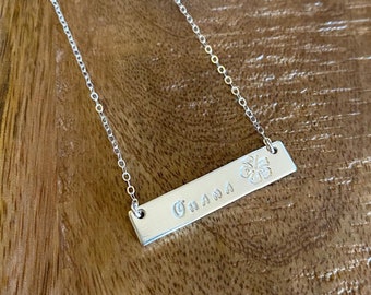 Ohana necklace, hibiscus Hawaiian necklace, Hawaii, ohana means family, aloha