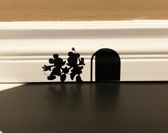 Mouse hole decal, Custom made decals, castle home decal, castle vinyl sticker, classroom decor, kitchen decor