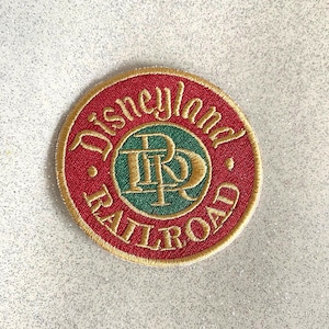 Disneyland Railroad inspired Iron On Patch, Train Conductor Hat Patch