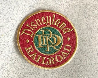 Disneyland Railroad inspired Iron On Patch, Train Conductor Hat Patch