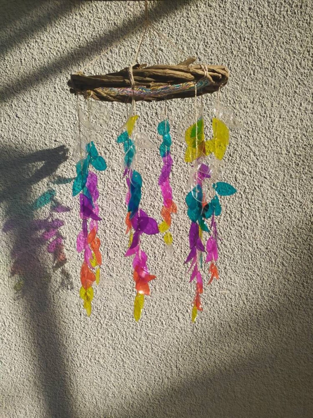 Unicorn Suncatcher - Upcycled Plastic Mobile Dreamcatcher - Sustainable ...