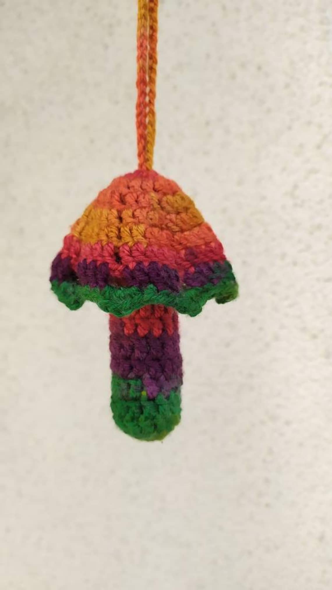 Mushroom Lighter Holder Lanyard Handmade Crochet Mushroom Etsy