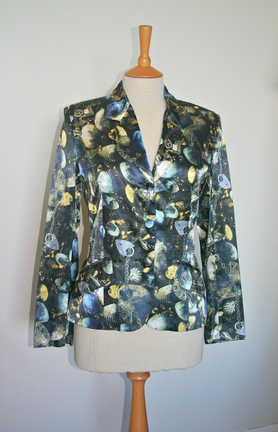 RED OR DEAD Satin Jacket, Red Or Dead Sea Shell Pa