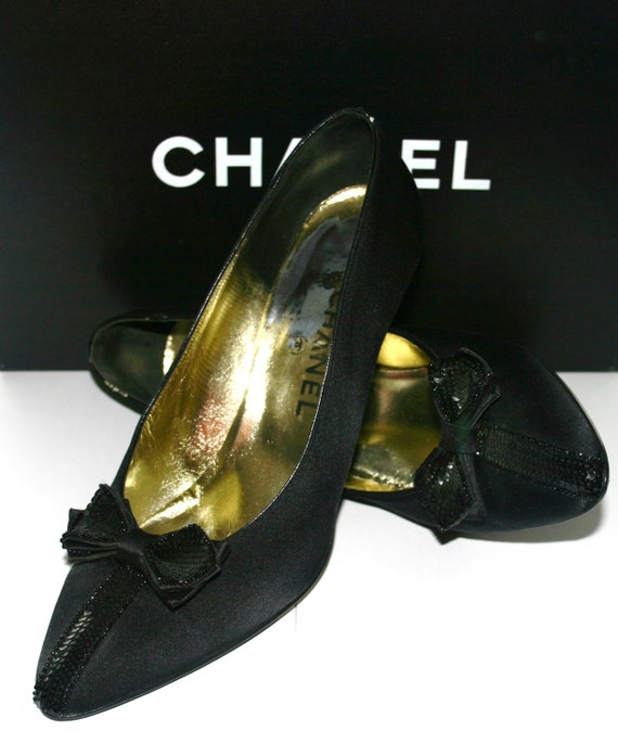 CHANEL SATIN SHOES