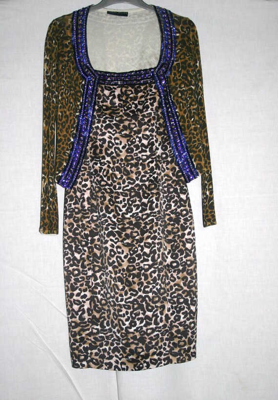 snake print dress karen millen