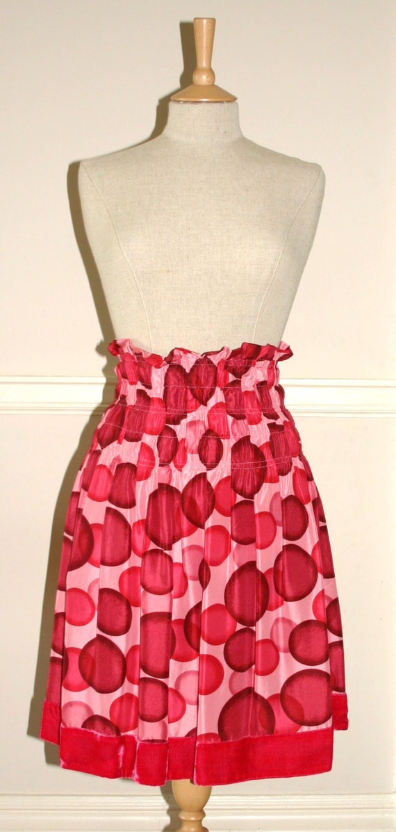 POLKA DOT SKIRT....Dirndl Skirt, A line Skirt