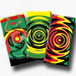 JAMAICAN BEAT - Digital Collage Sheet Domino Images (1" x 2") do wisiorków, kolczyków, magnesów, prac artystycznych i rzemieślniczych. Natychmiastowe pobranie #262.