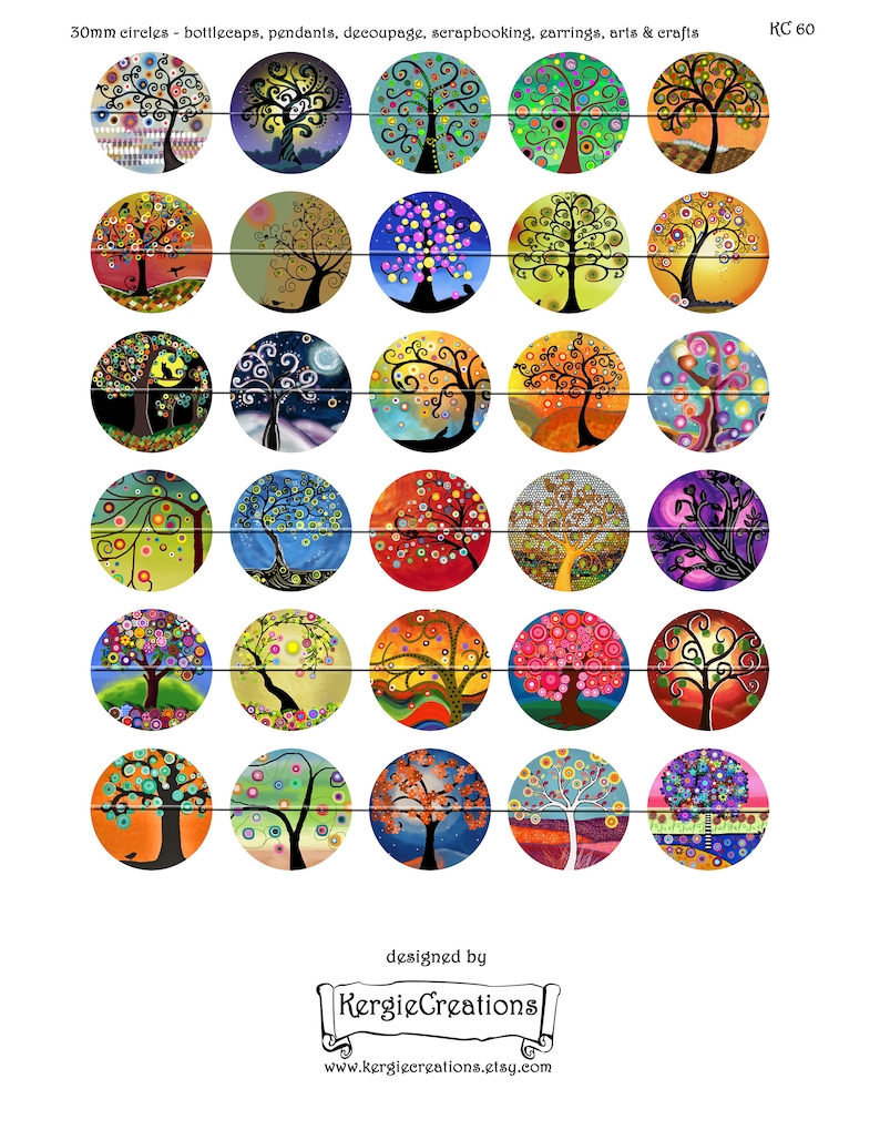 FUNKY TREES II - 30 X 1