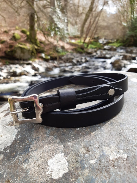 Black leather store sporran