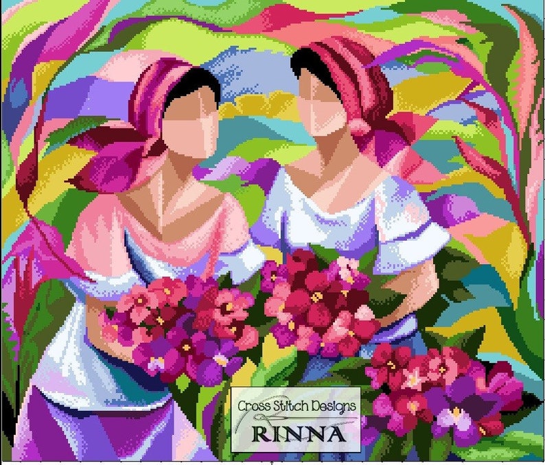 Filipino Art Two Marias Etsy