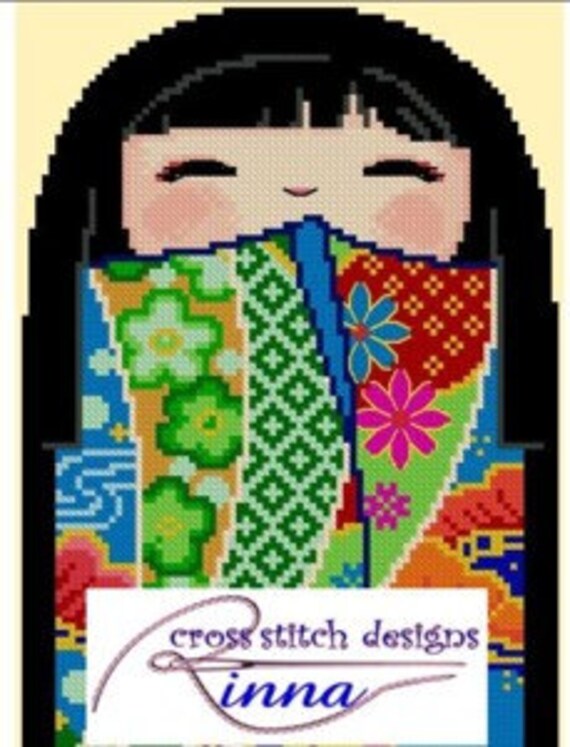 Asian symbol cros stich