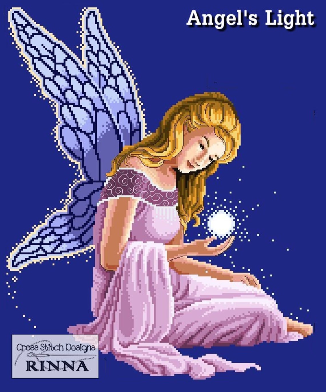 Faeries Light cross Stitch PDF Pattern Etsy