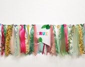 Jungle Garland - Jungle Highchair Banner, Jungle Fabric Garland, Safari Garland, Party Animal Garland, Tropical Garland, Wild One Garland