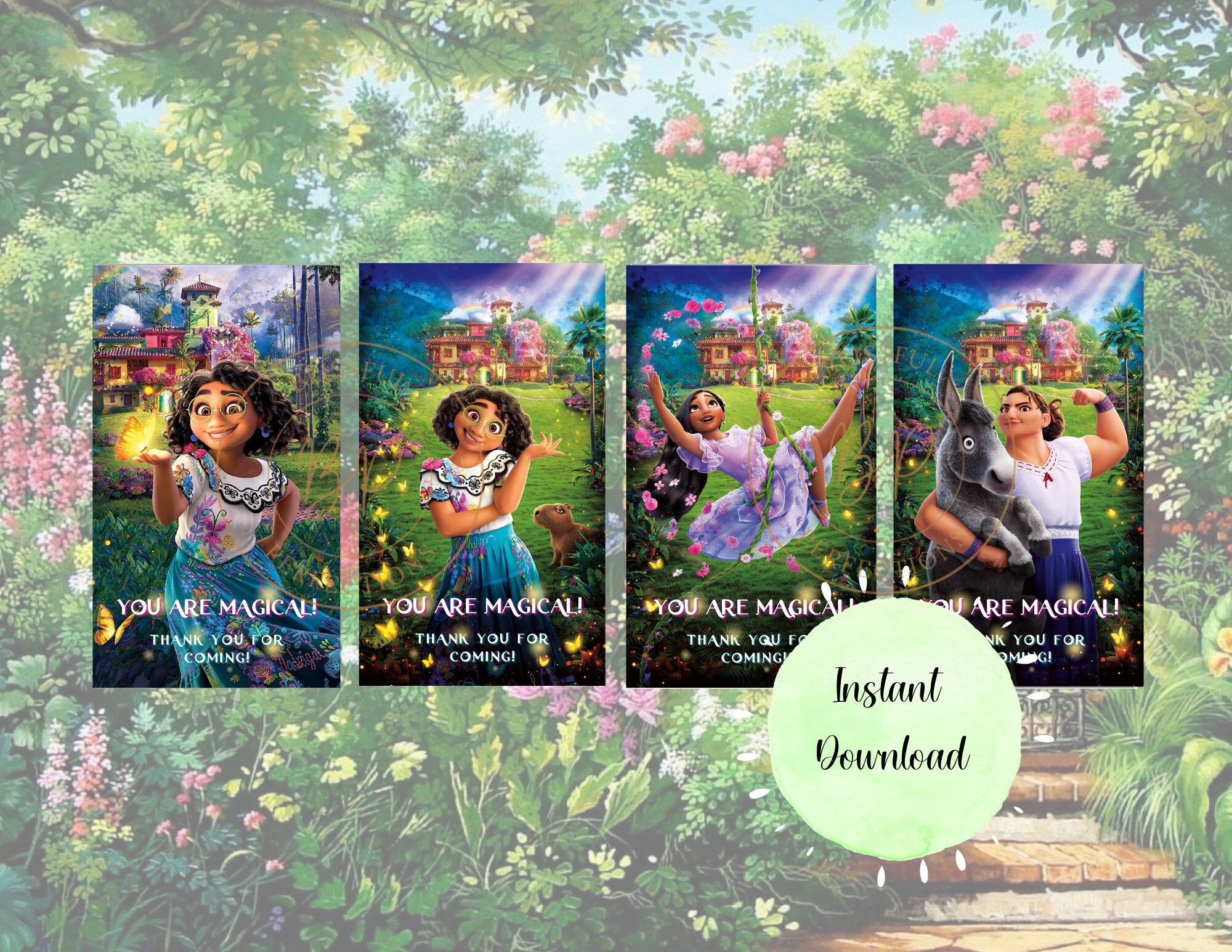 Printable Encanto Thank You Tags Encanto Favor Tags Encanto Etsy Canada