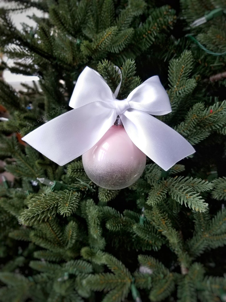 Blush Ombre Ornaments Blush Ornaments Blush Christmas Etsy