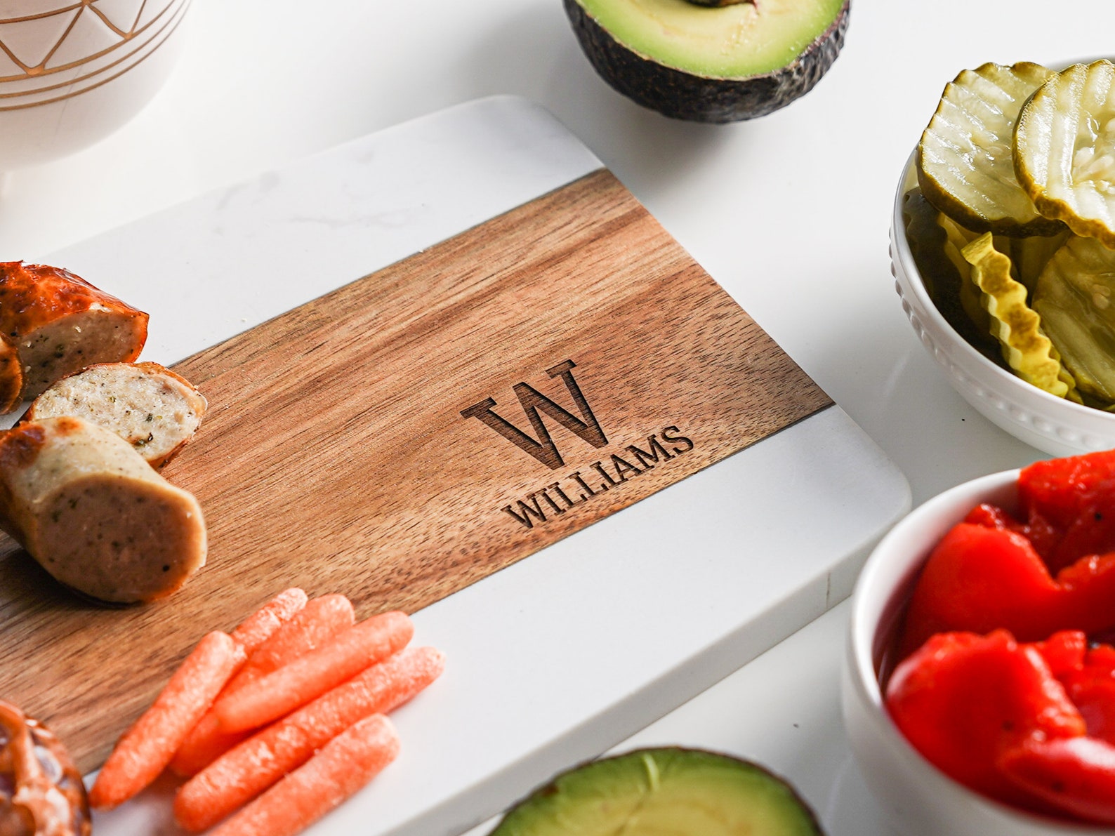 Personalized Marble Cheese Board Custom Cutting Board With Etsy