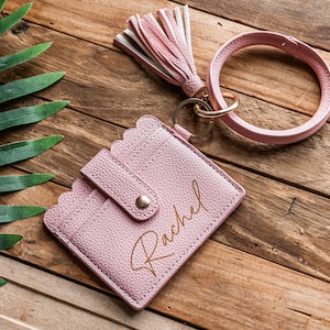 Cartera de mano personalizada grabada con nombre - Cartera de mujer - Cartera de mano - Monograma - Regalo para ella - Cartera de mano personalizada - Nombre grabado