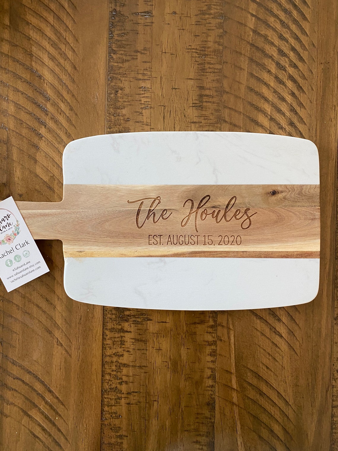 Personalized Marble Cheese Board Custom Cutting Board with Etsy