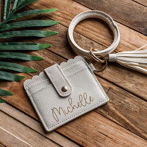 Cartera de mano personalizada grabada con nombre - Cartera de mujer - Cartera de mano - Monograma - Regalo para ella - Cartera de mano personalizada - Nombre grabado