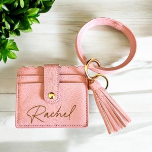 Cartera de mano personalizada grabada con nombre - Cartera de mujer - Cartera de mano - Monograma - Regalo para ella - Cartera de mano personalizada - Nombre grabado