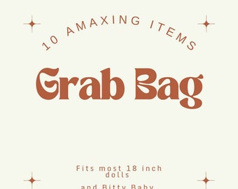 10 Item Grab Bag for 18 inch dolls by The Glam Doll