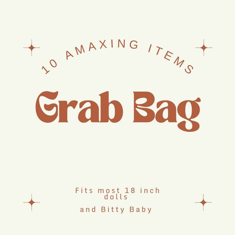 10 Item Grab Bag for 18 inch dolls by The Glam Doll image 1