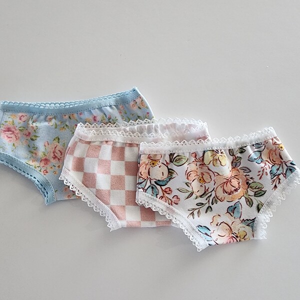 3 piece Doll Underwear set for 18 inch dolls -