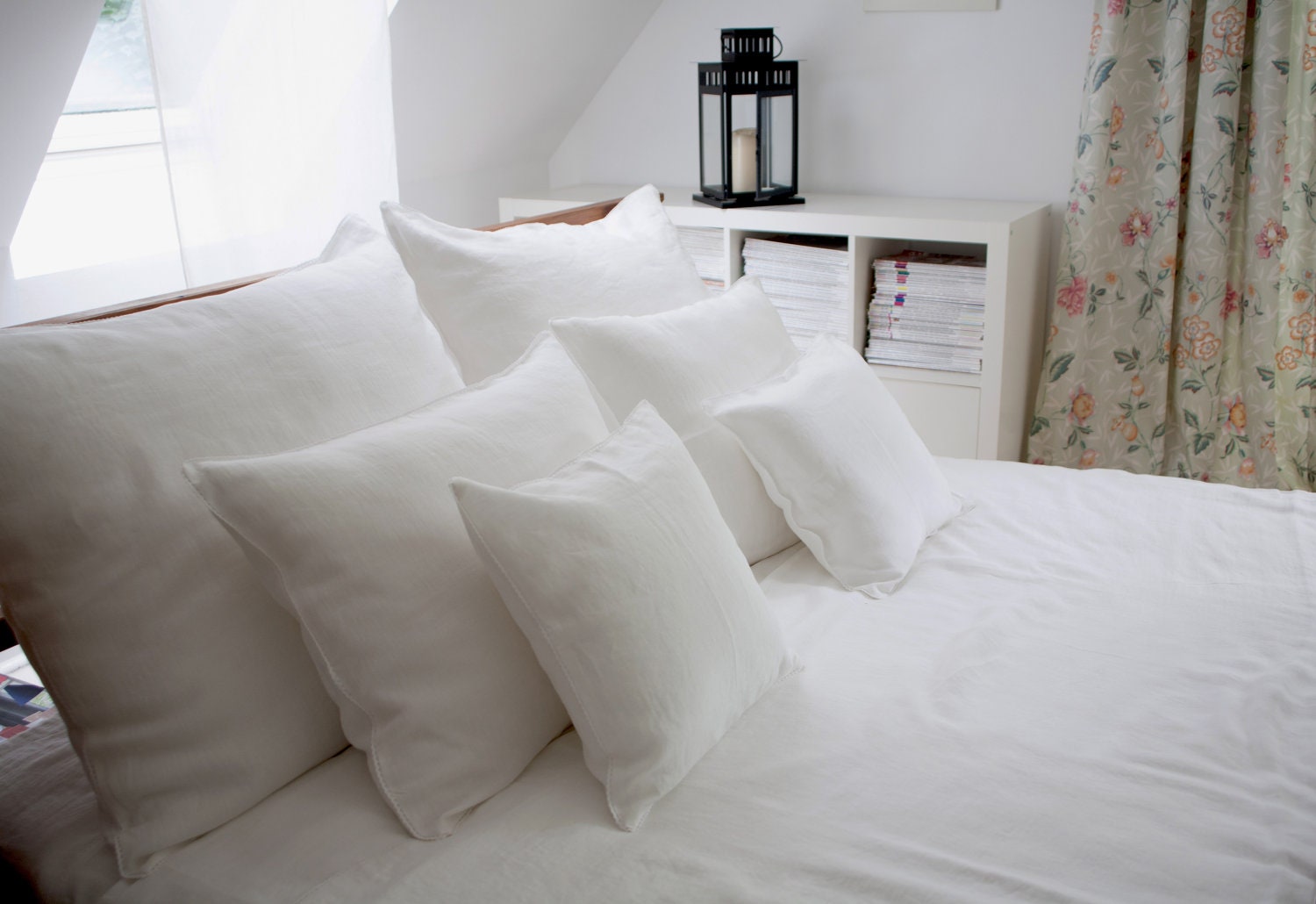 Linen Bedding Duvet Cover White Single Twin 50
