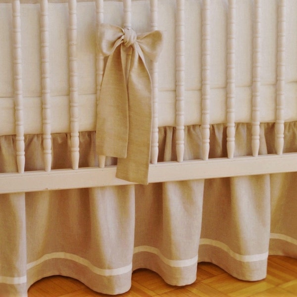 Linen Baby Bedding Etsy