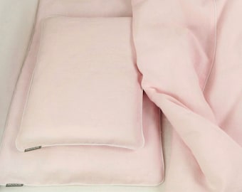 Pink linen  bedding for children