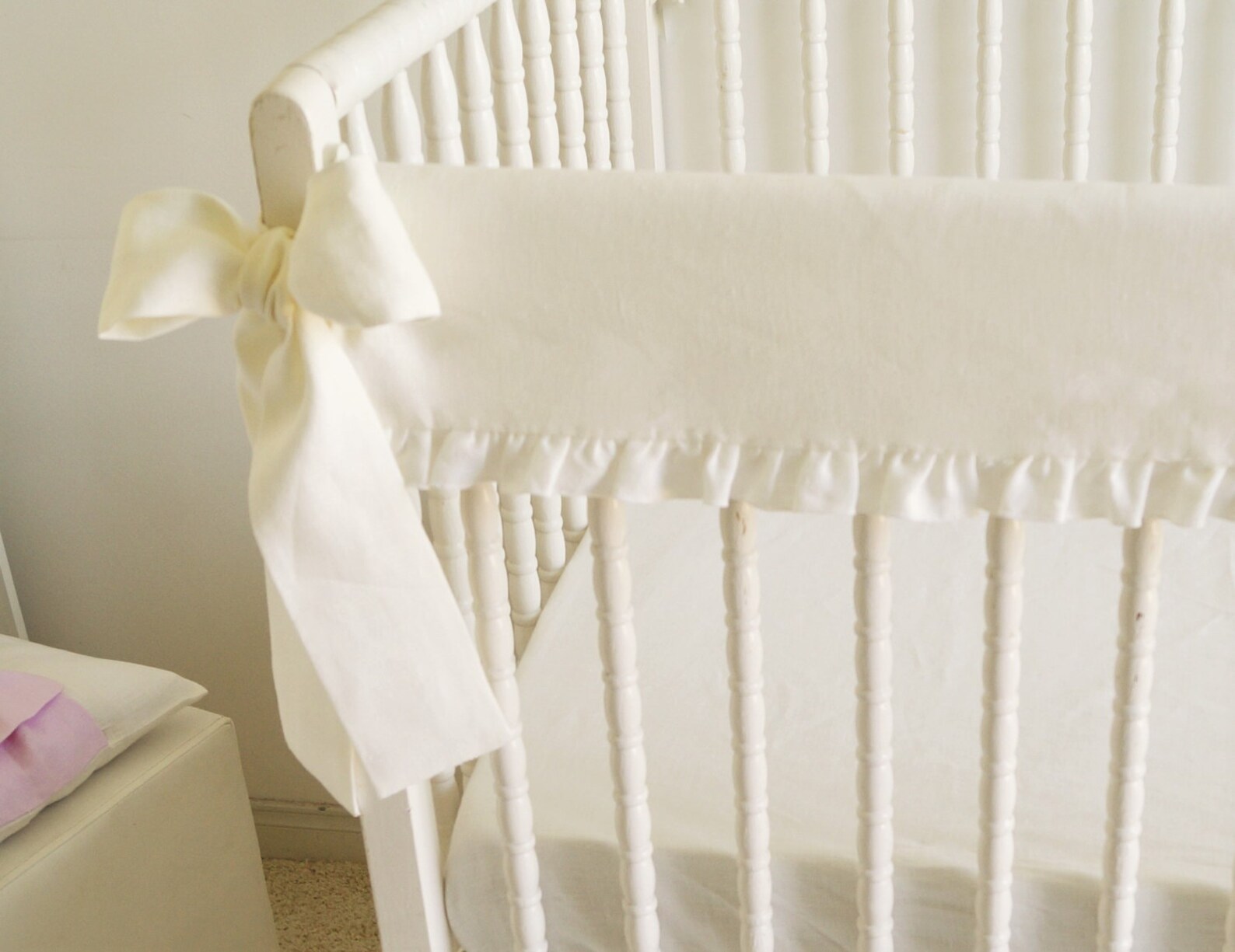 Rail Cover Crib Rail Protector Crib Rail Guard Linen Rail Etsy