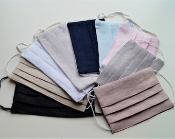 20 pack   Linen face mask, wholesale, bulk pack, washable face mask,