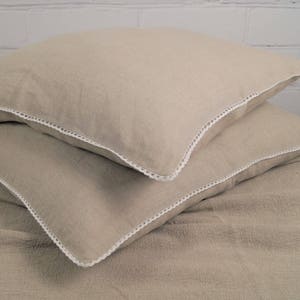 Linen bedding( 100%  Linen ) natural linen bedding, softened linen