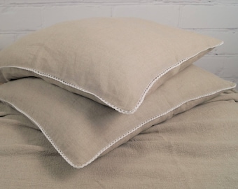 Linen bedding( 100%  Linen ) natural linen bedding, softened linen