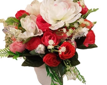 Artificial Flower Arrangement/Gift For Moms/Table Center Piece