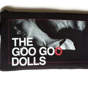 Goo Goo Dolls Bag Upcycled T Shirt Clutch image 1