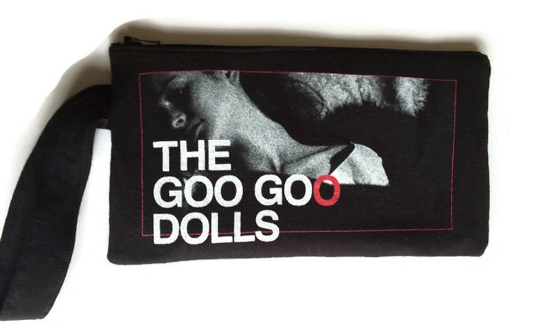 Goo Goo Dolls Bag Upcycled T Shirt Clutch image 1