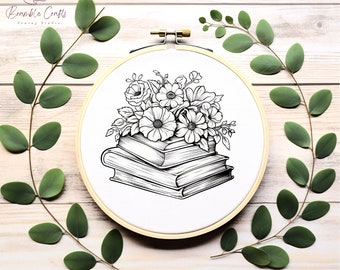 Sewing Pattern Book Embroidery Pattern Gift Floral Sewing Pattern Book Sewing Pattern Floral Embroidery Flower Pattern