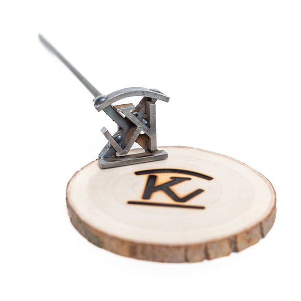 Handgemaakt op maat gemaakt merkijzer voor hoeden, hout, leer, koeienhuid - The Heritage Forge