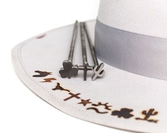 Mini 3/4" Branding Irons - Assorted Characters - For Branding Hats, Leather, Wood, Felt, Cowhide - The Heritage Forge