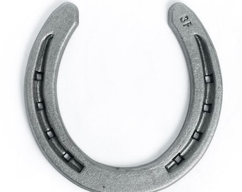 Sandblästrade stålhästskor - För hästar, hantverk, dekorationer och trädgårdsspel - Storlek 0 R3-F - The Heritage Forge