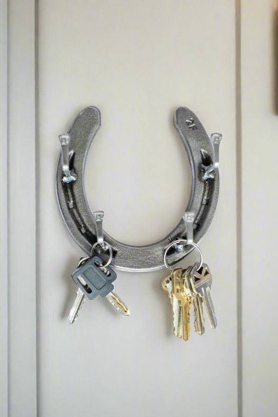 Porte-clés en forme de fer à cheval de l', Argent