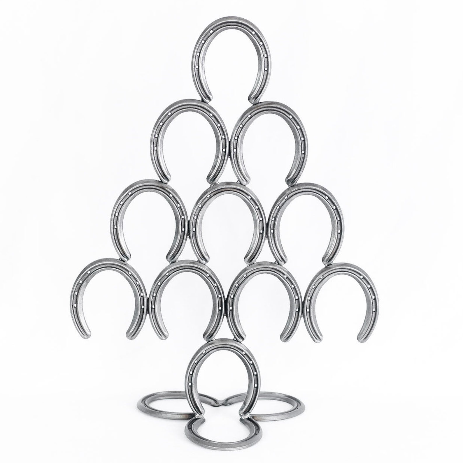 Rustic Horseshoe Christmas Tree the Heritage Etsy