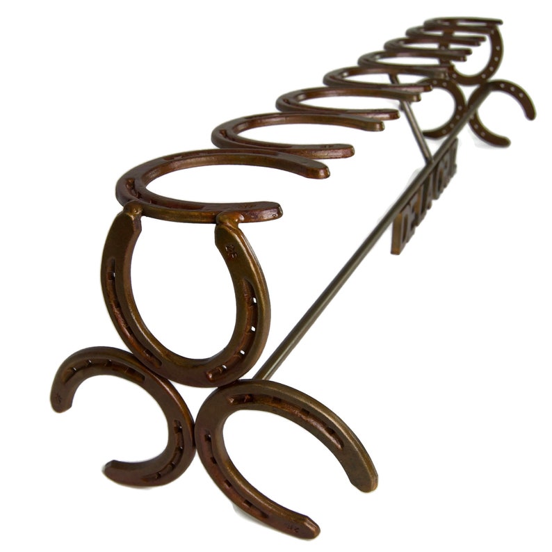 Rustic Horseshoe Boot Rack 1, 2, 3, or 4 pairs Handmade The Heritage Forge image 9