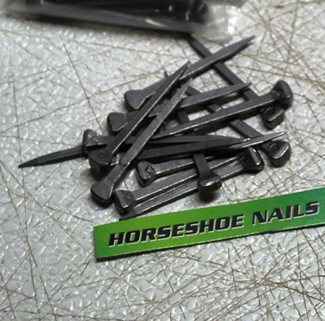 Horseshoe Nails Size 5 Ehead for Jewelry Art Supplies, Leaded Stained