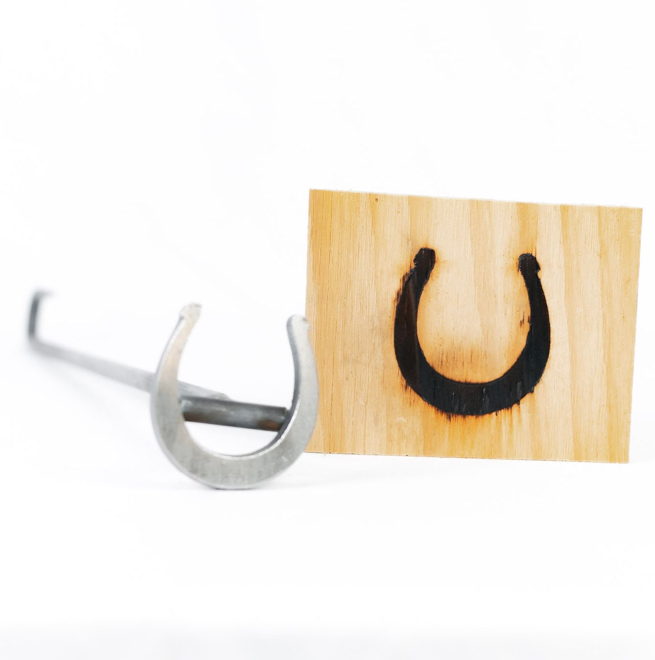 Horseshoe Brand 2.5 BBQ Crafts Woodworking Etsy