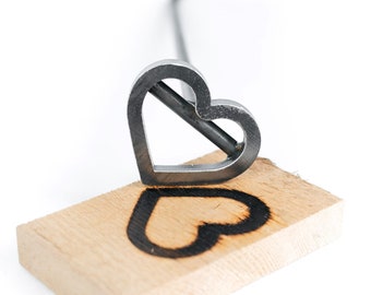 Heart Brand - 3" Wide - BBQ, Crafts, Woodworking Projects - The Heritage Forge