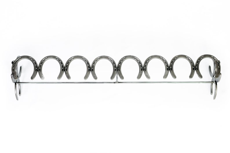 Rustic Horseshoe Boot Rack 1, 2, 3, or 4 pairs Handmade The Heritage Forge image 5